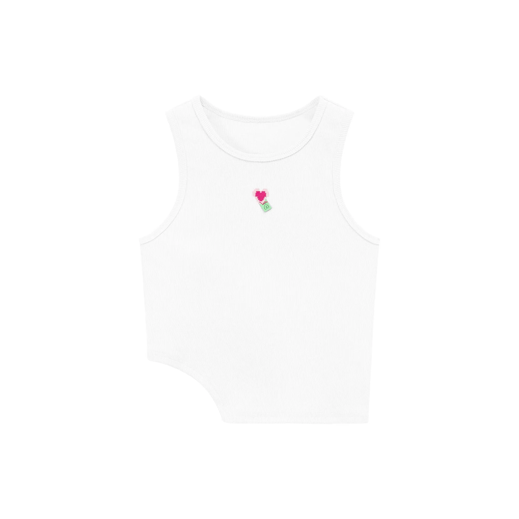 Pixel Heart Mini Logo Tank Top