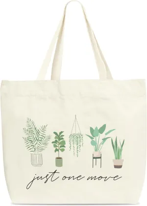 Plant Tote Bag, Cute Plant Tote Bags For Woman, Plant Lover Gifts, Funny Gardener Gift Bag, Aesthetic Canvas Tote Bag For Shopping, Inspirational Gifts For Women Friends Family Colleagues - -B(10)