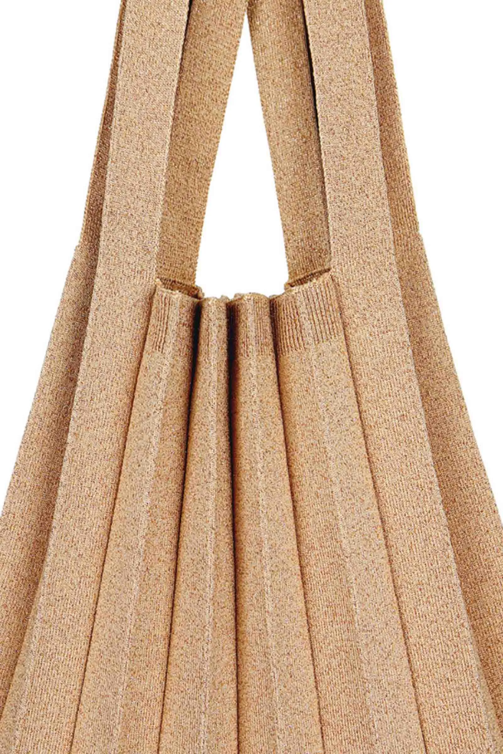 PLEATSMAMA glitter shoulder bag