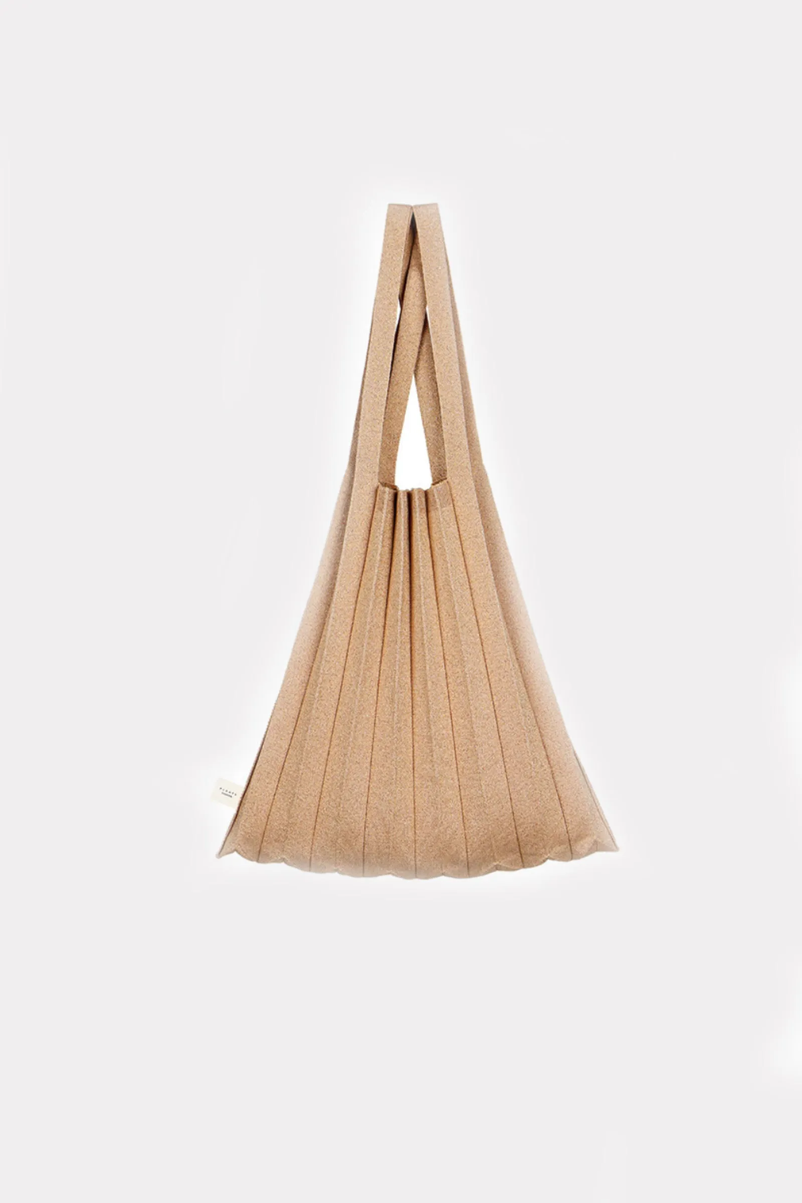 PLEATSMAMA glitter shoulder bag