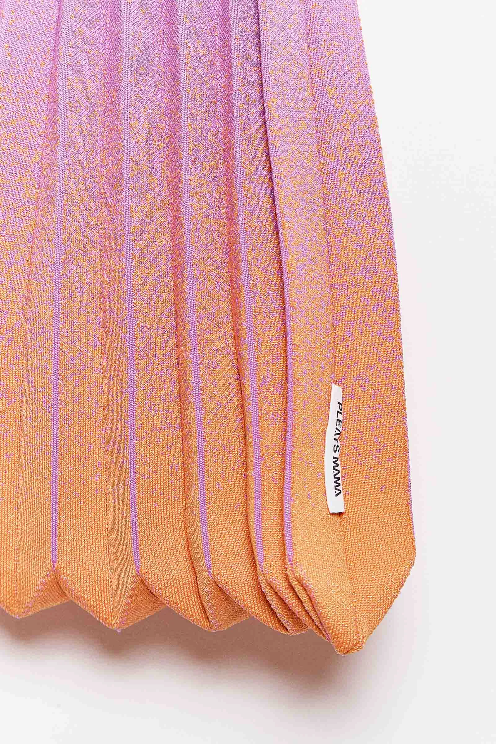 PLEATSMAMA glitter shoulder bag