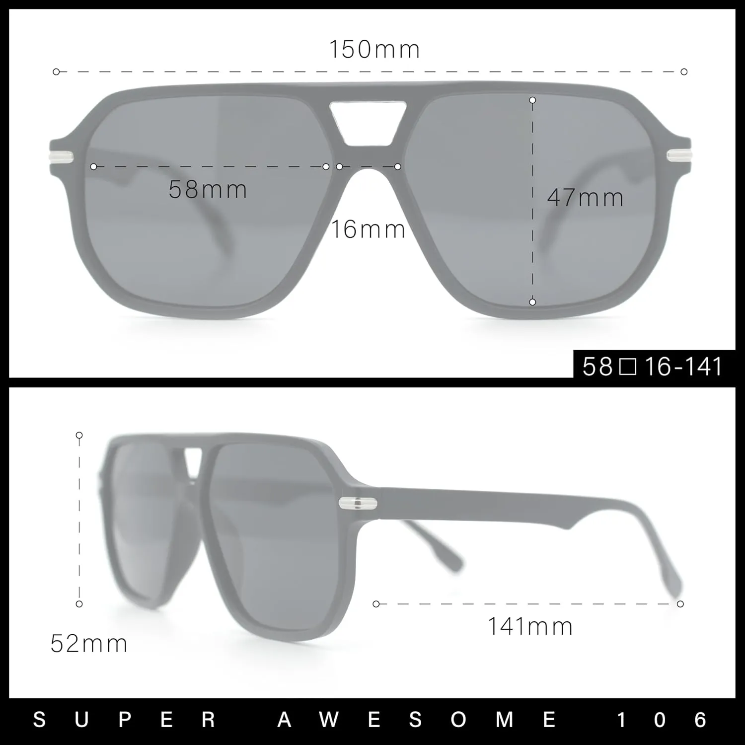 Polarized Luxury Sporty Mens Racer Plastic Gentlemanly Fashion Sunglasses