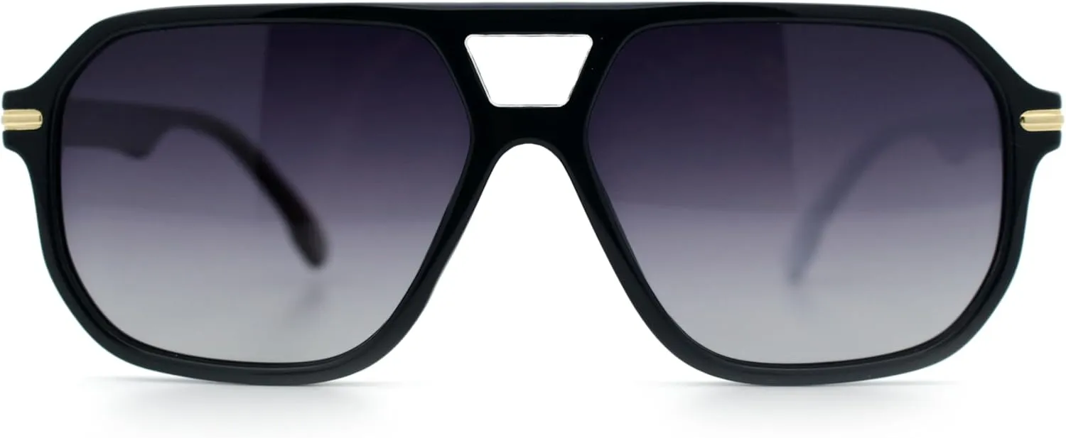 Polarized Luxury Sporty Mens Racer Plastic Gentlemanly Fashion Sunglasses