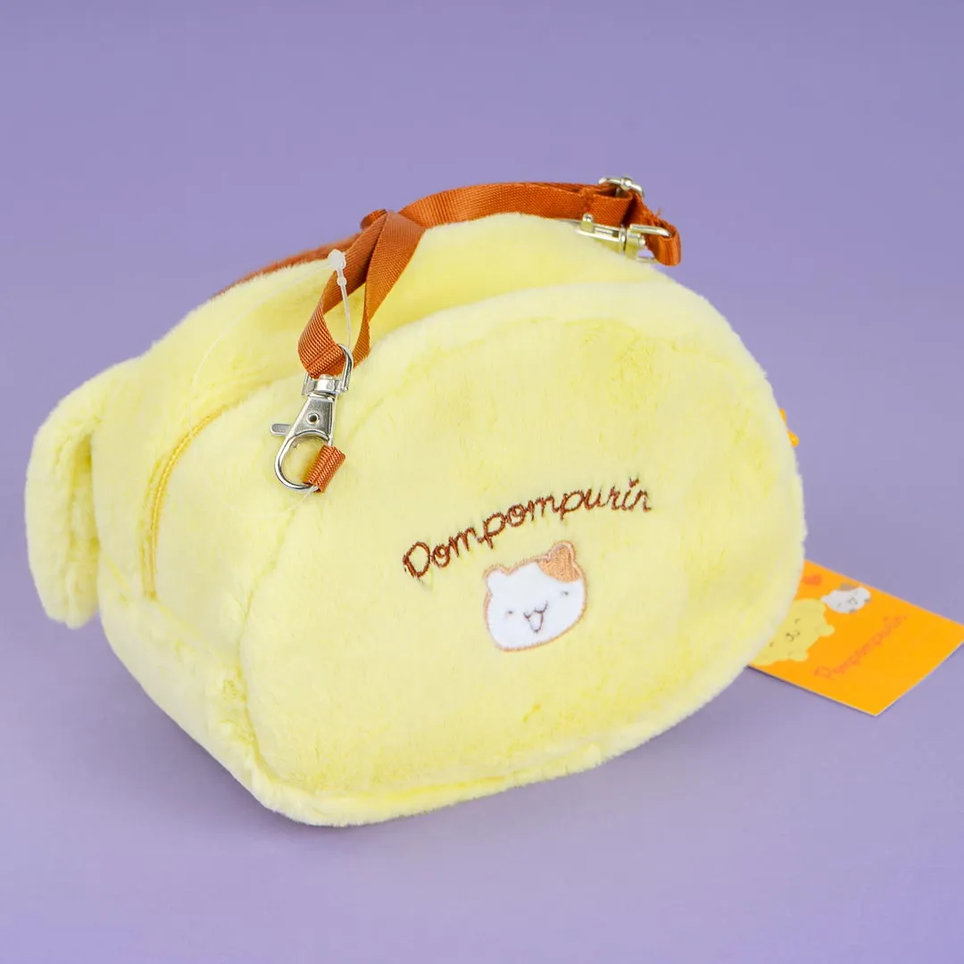 Pompompurin Fluffy Face Sling Bag