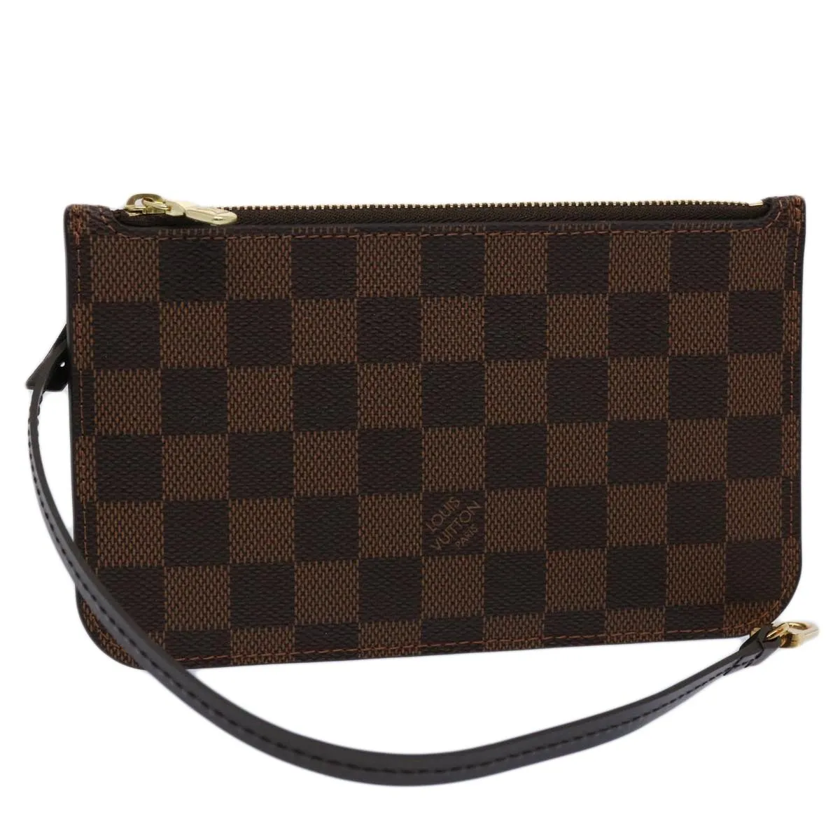 Pre-Owned Louis Vuitton Damier Ebene Neverfull PM Pouch- LV2069