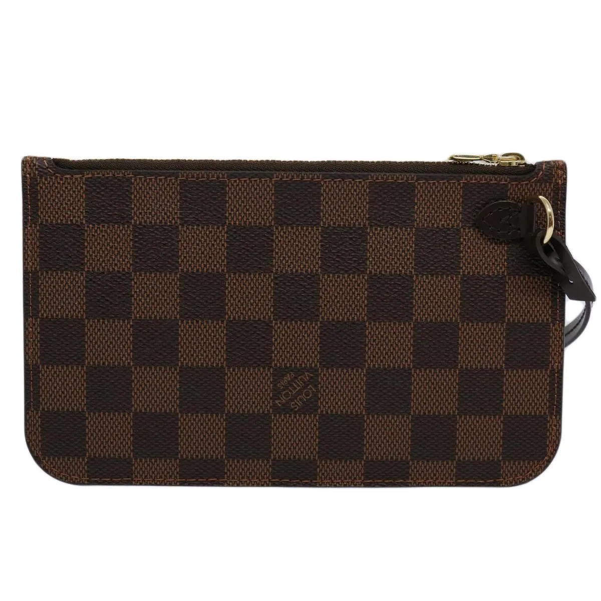 Pre-Owned Louis Vuitton Damier Ebene Neverfull PM Pouch- LV2069