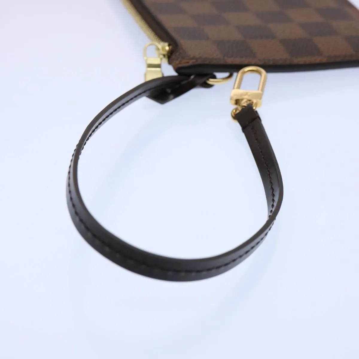Pre-Owned Louis Vuitton Damier Ebene Neverfull PM Pouch- LV2069