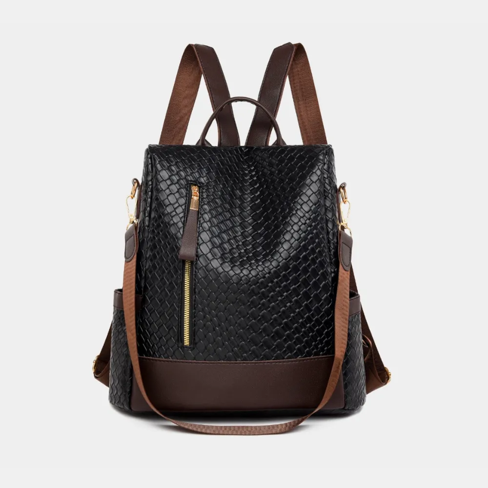 PU Leather Backpack Bag