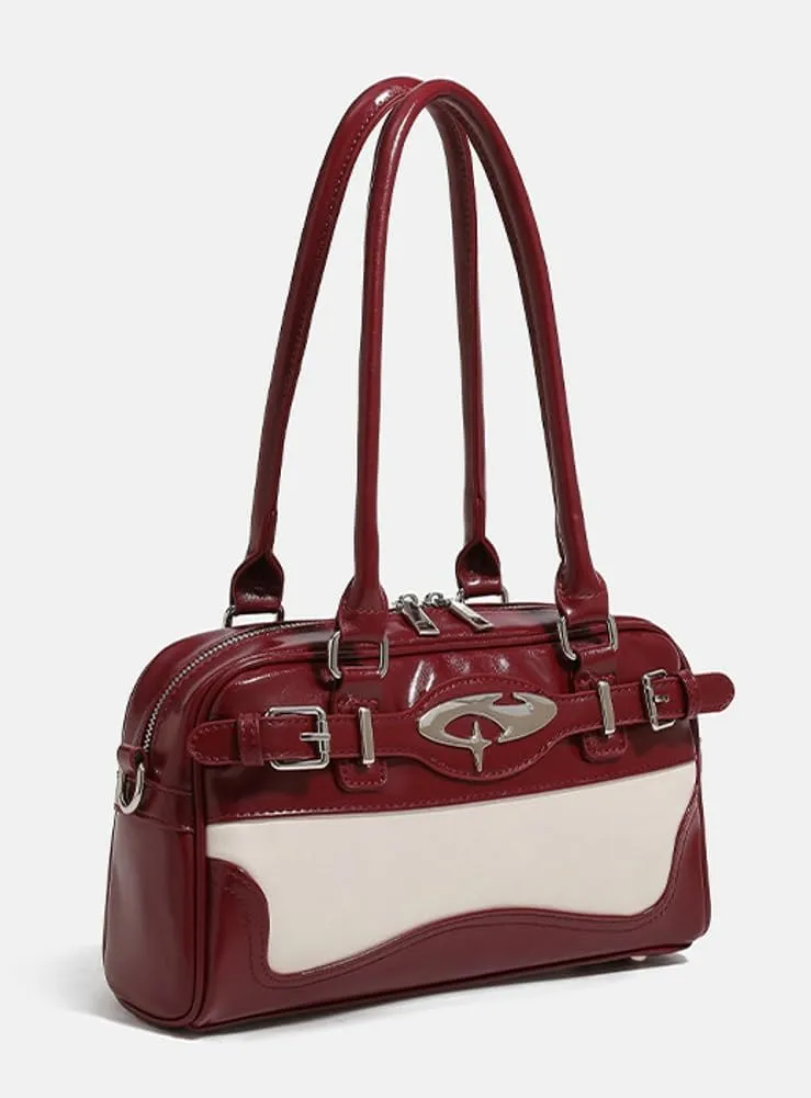 PU Leather Bag for Women Designer Casual Crossbody Tote Shoulder Bag Stylish Portable Purse Hobo Handbag