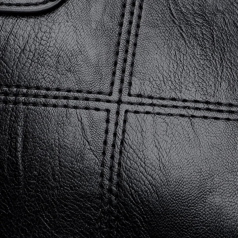 PU Leather Medium Handbag