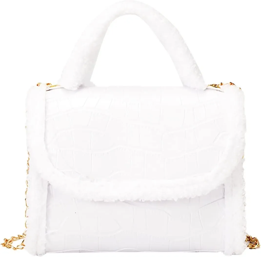 Purses for Women Crossbody Anti Theft Waterproof Nylon Crossbody Bags for Woman Trendy Luxury Travel Bag(White)