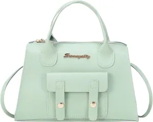 Purses for Women Fashion Pattern Solid Simple Handbag Shoulder Bag Purpose High Capacity Zipper Bag
