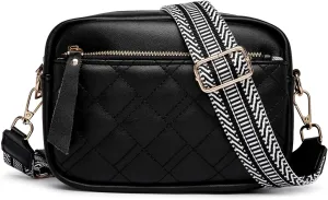 Quilted Crossbody Bags for Women Small Crossbody Purse Trendy Womens Purses and Handbags With Adjustable Strap
