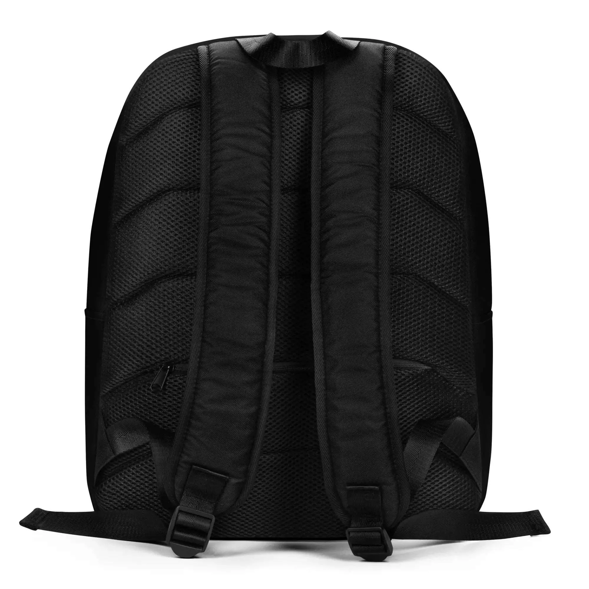 "Cat Lovers" Collection - Black Minimalist Backpack with Cat