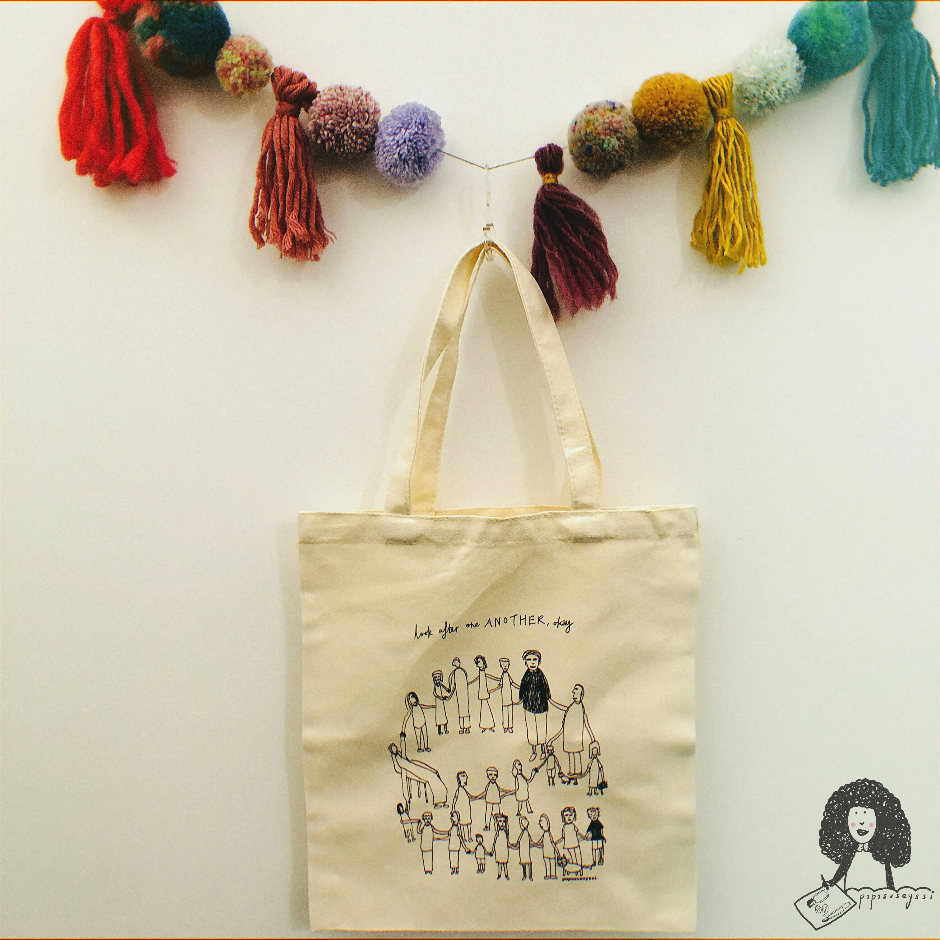 "Look After One Another, Okay" Tote Bag