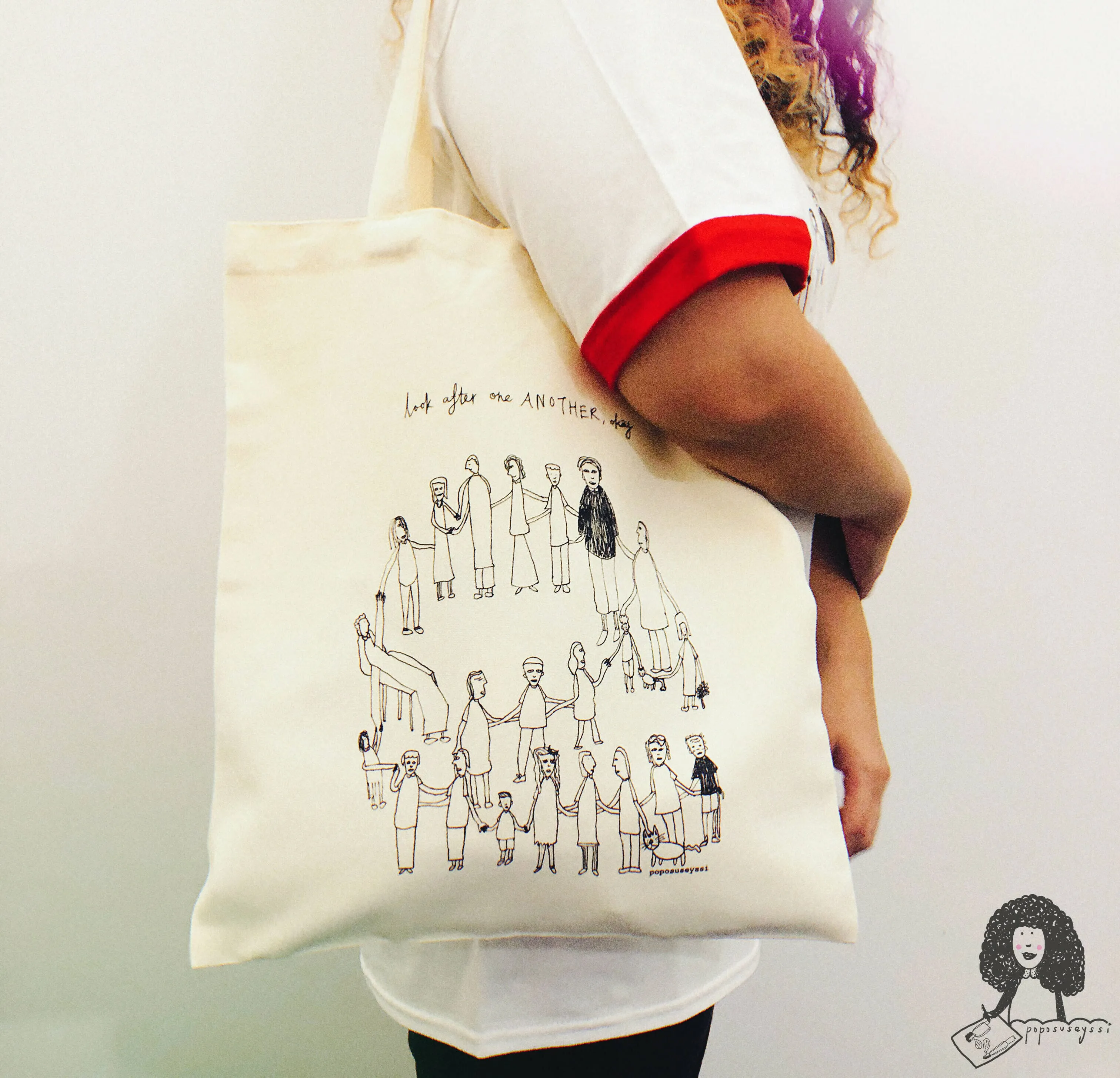 "Look After One Another, Okay" Tote Bag