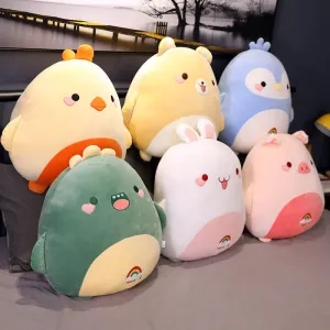 Rainbow Animal Pillows