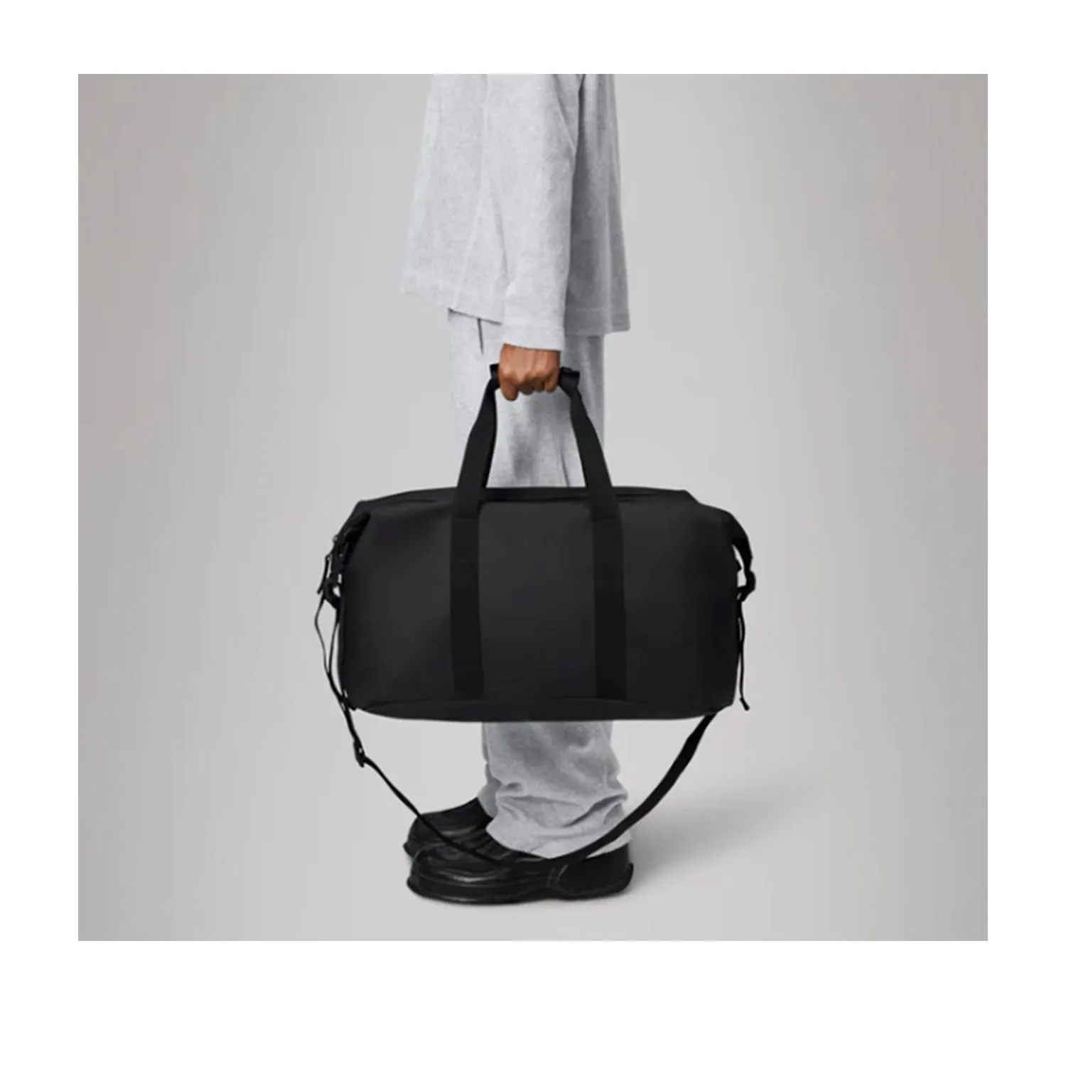 Rains Hilo Weekend Bag W3 in Black