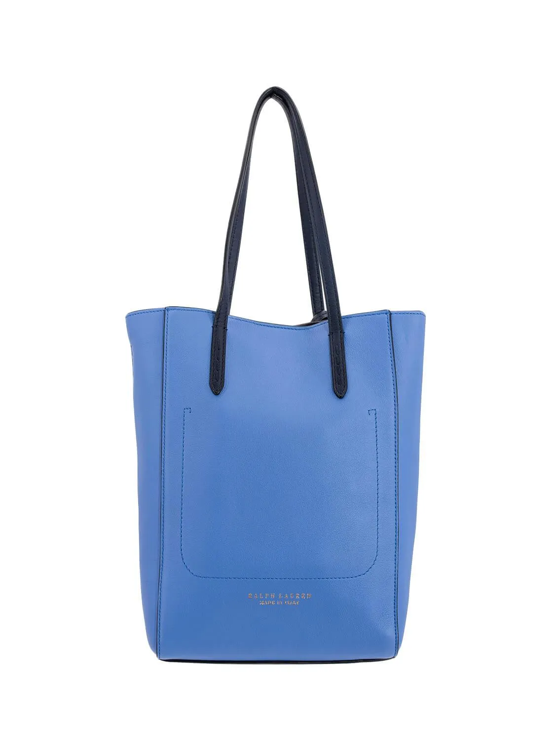 Ralph Lauren leather Small Bucket Bag Blue