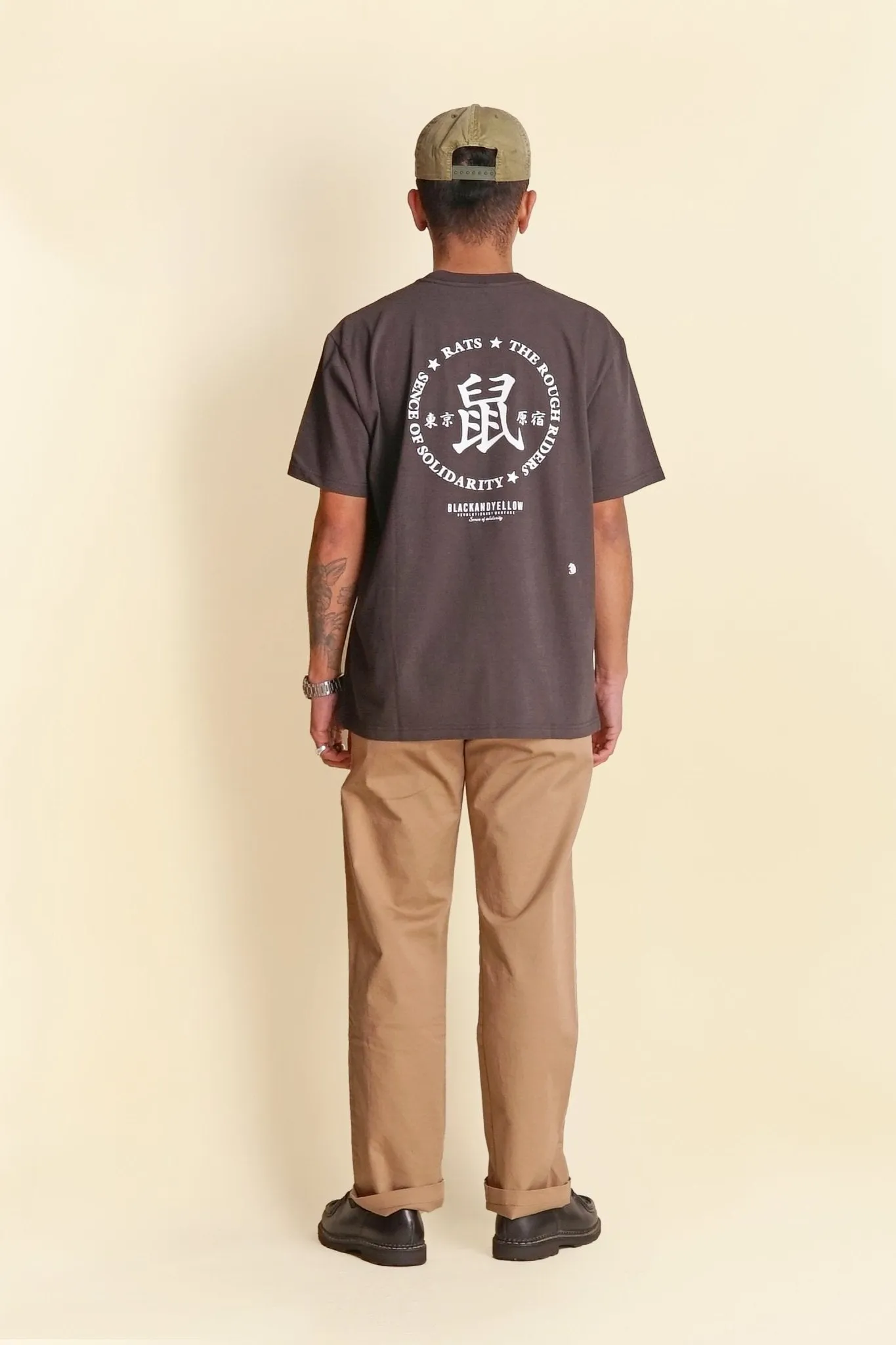 Rats "Mouse" Short Sleeve Tee - Ash Black
