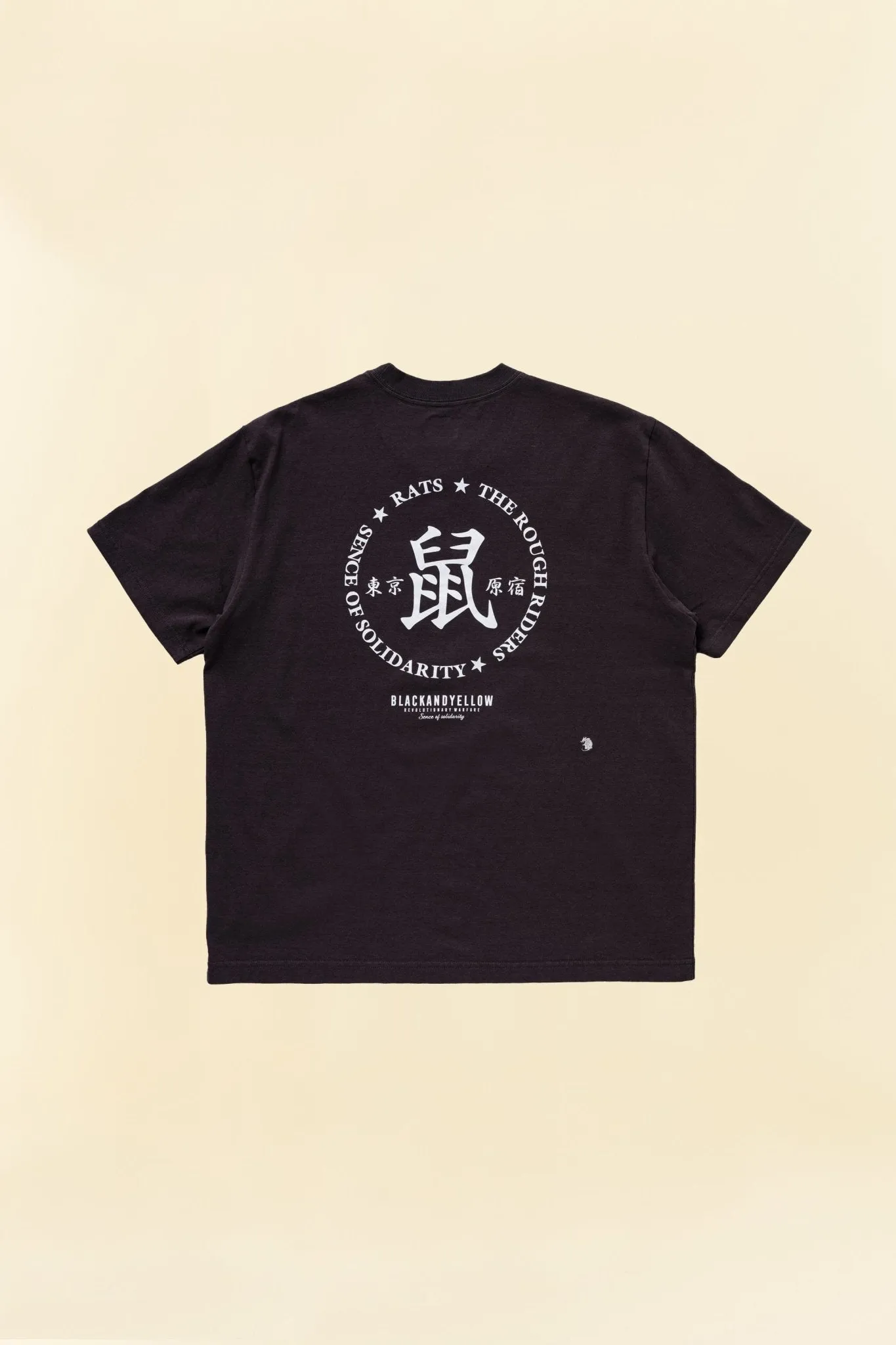 Rats "Mouse" Short Sleeve Tee - Ash Black