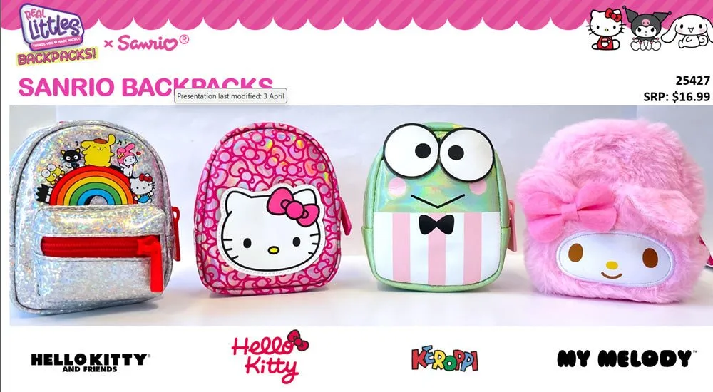 Real Littles Sanrio Backpack