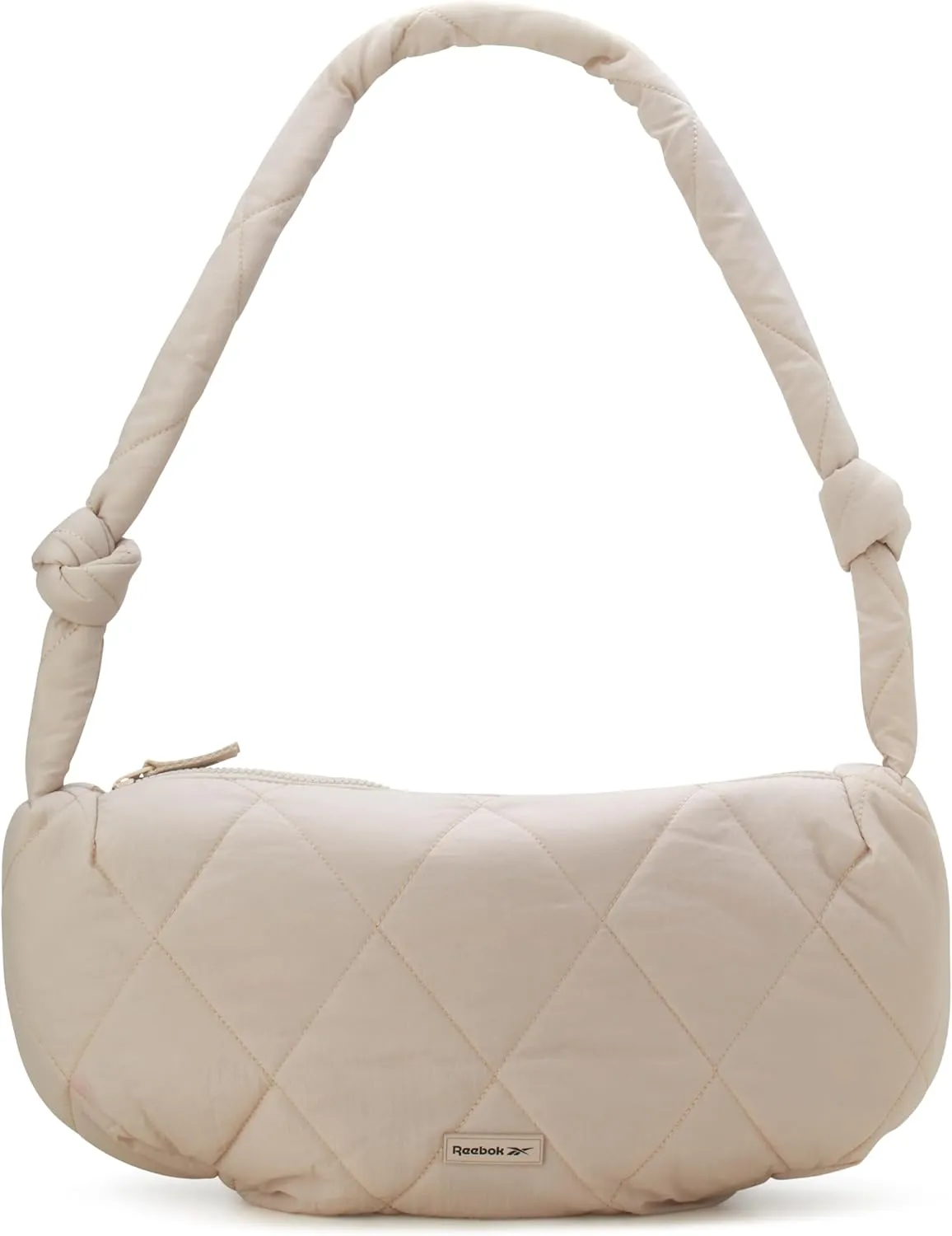 Reebok Womens Crossbody Bag - Oversized Quilted Puffer Tote Bag for Women, Large Shoulder Purse for Gym Travel & Everyday Use