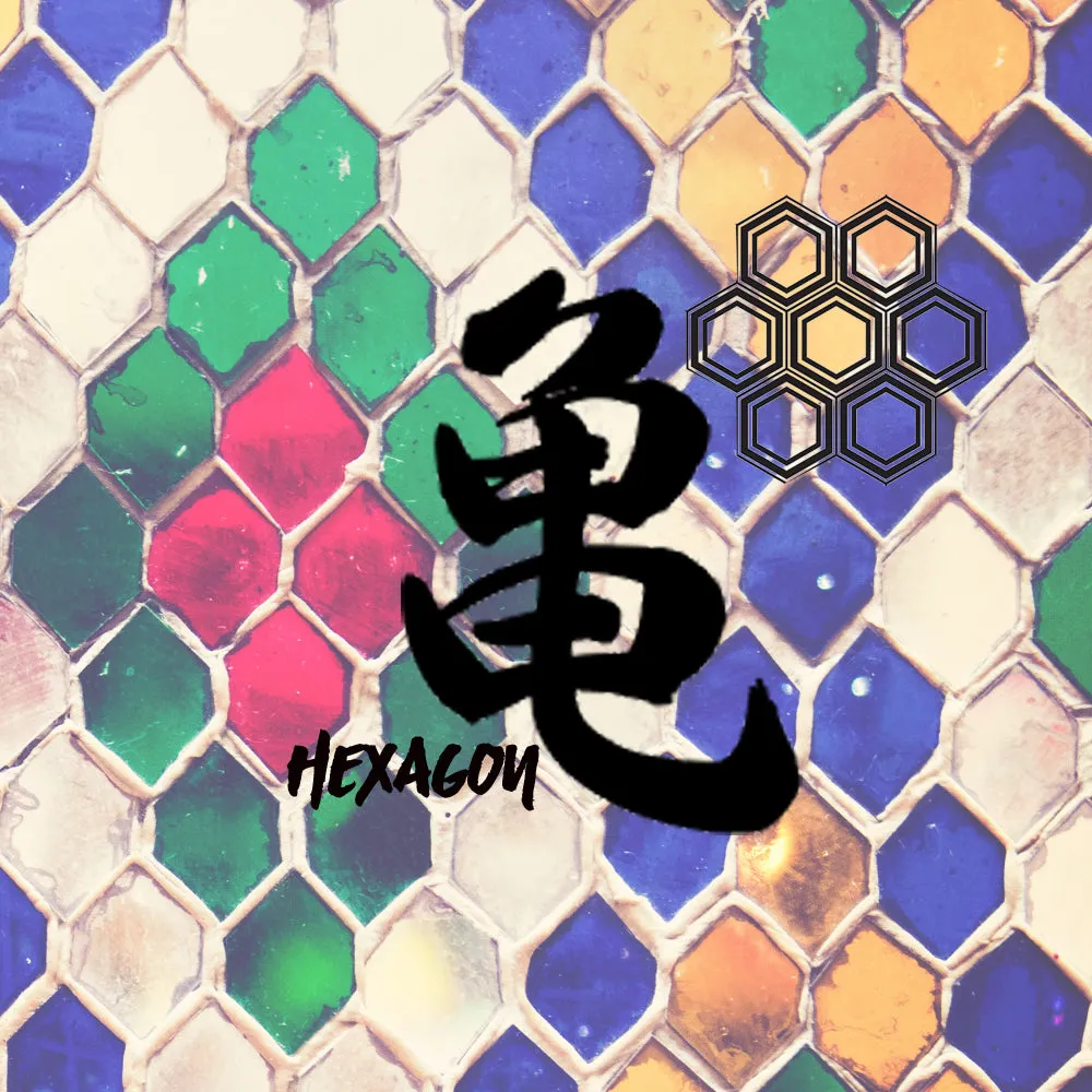 Refashioned Kimono Coin Purse | Kikko Hexagon