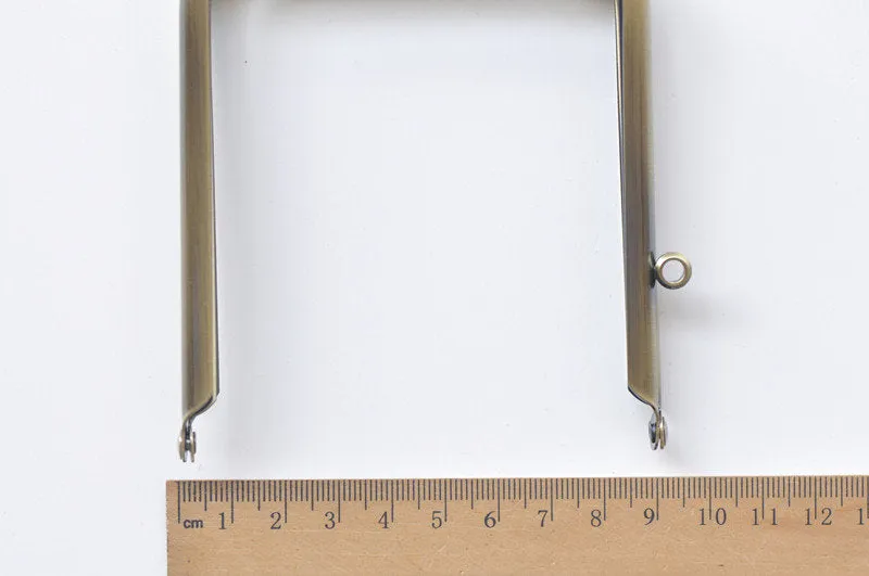 Retro Bronze Purse Frame Glue-In Style 8.5 x 10.5cm