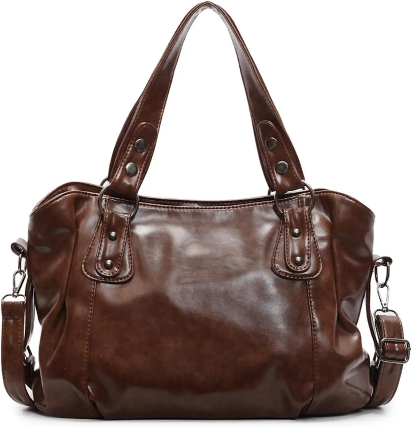 Retro Crossbody Bag for Women Purses Single-Shoulder Tote Bag Fashionable Handbag for GiftTravel Work