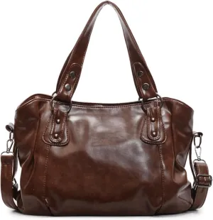 Retro Crossbody Bag for Women Purses Single-Shoulder Tote Bag Fashionable Handbag for GiftTravel Work