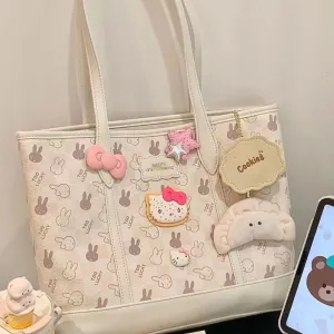 Retro Flower Kitty Shoulder Bag KI631