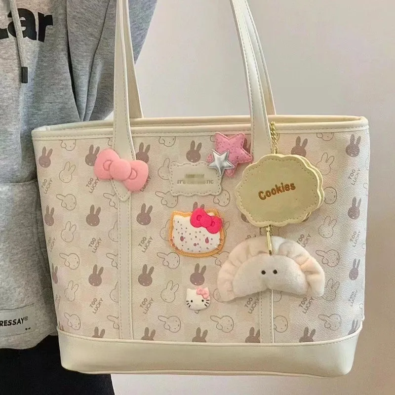 Retro Flower Kitty Shoulder Bag KI631