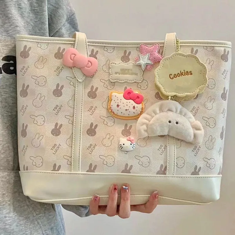 Retro Flower Kitty Shoulder Bag KI631