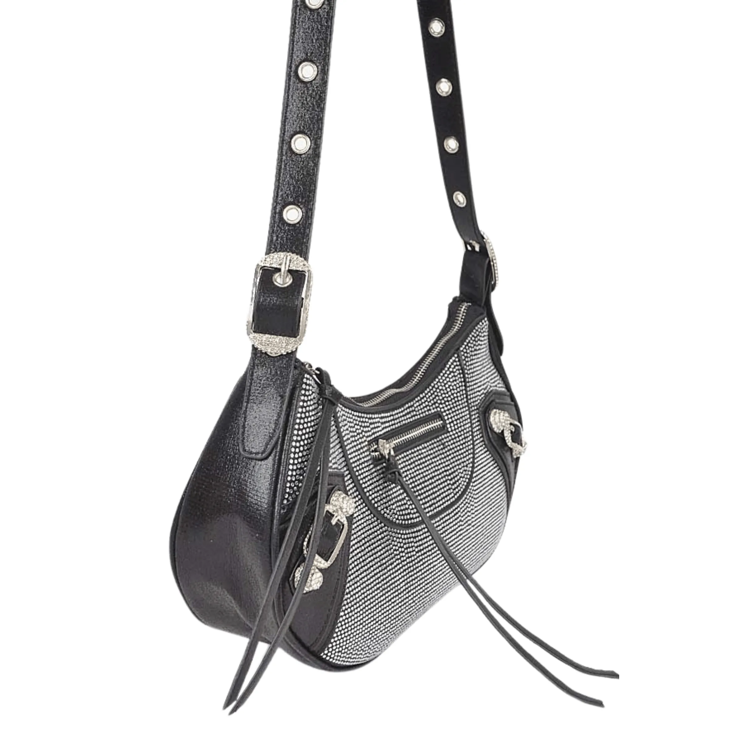 Rhinestone Y2k / Early 2000s Style Shoulder Bag