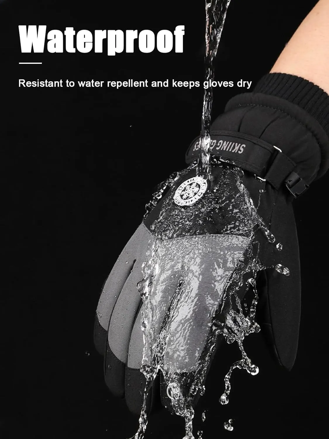 RIGWARL Warm Water Resistant Windproof Thermal Women Gloves