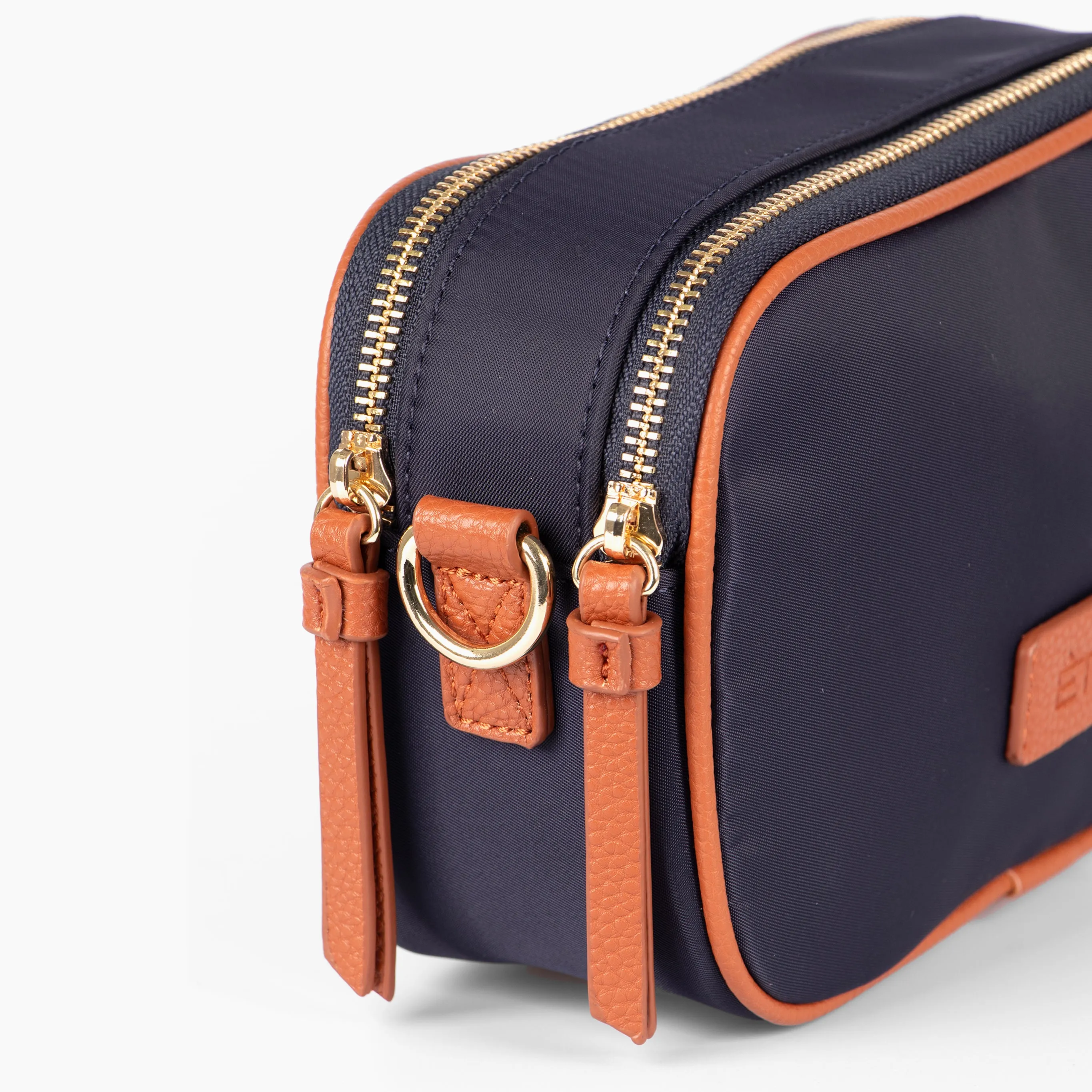 Ripley Crossbody Bag - Navy Blue, Nylon/PU