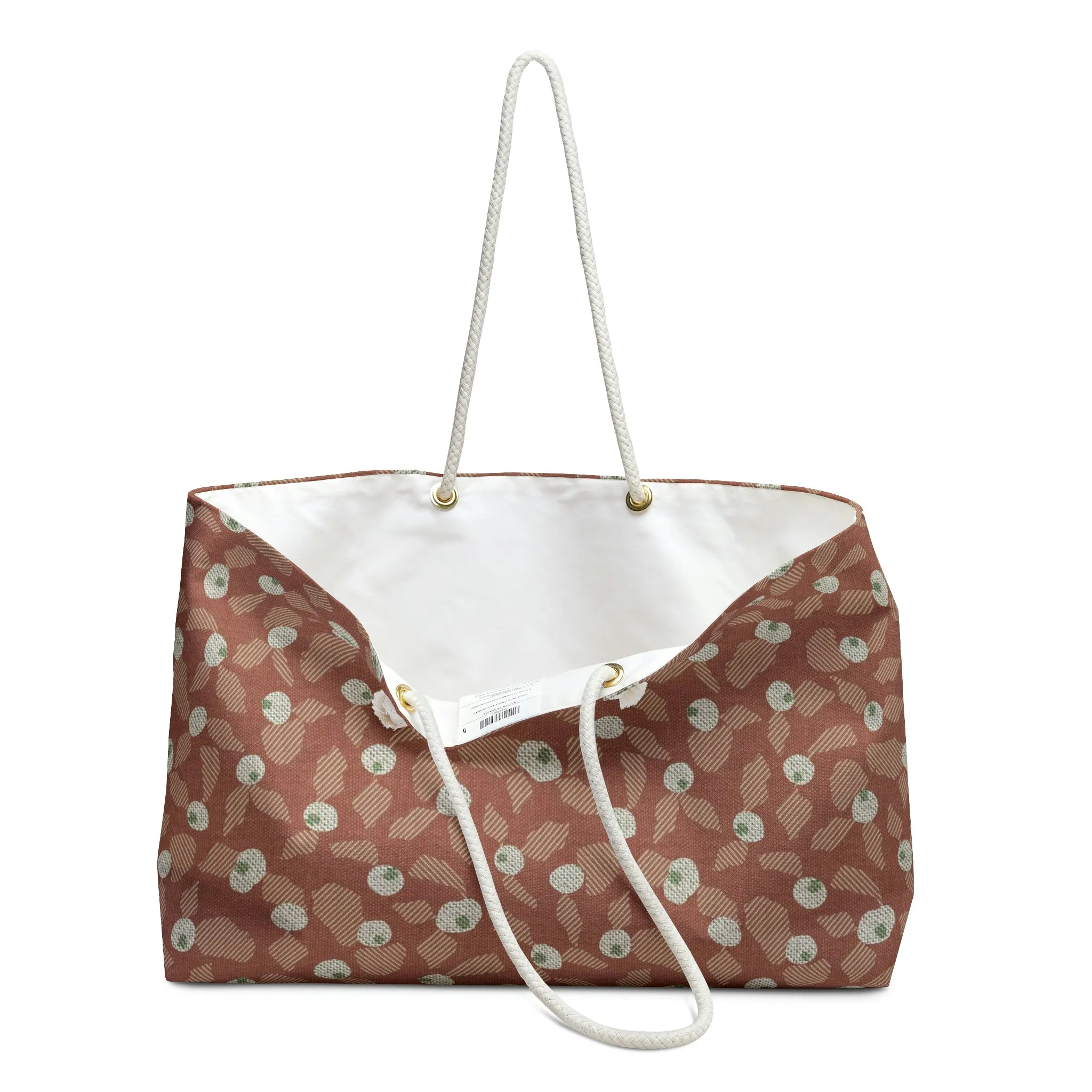 Rosa Rugosa Weekender Bag in Orange