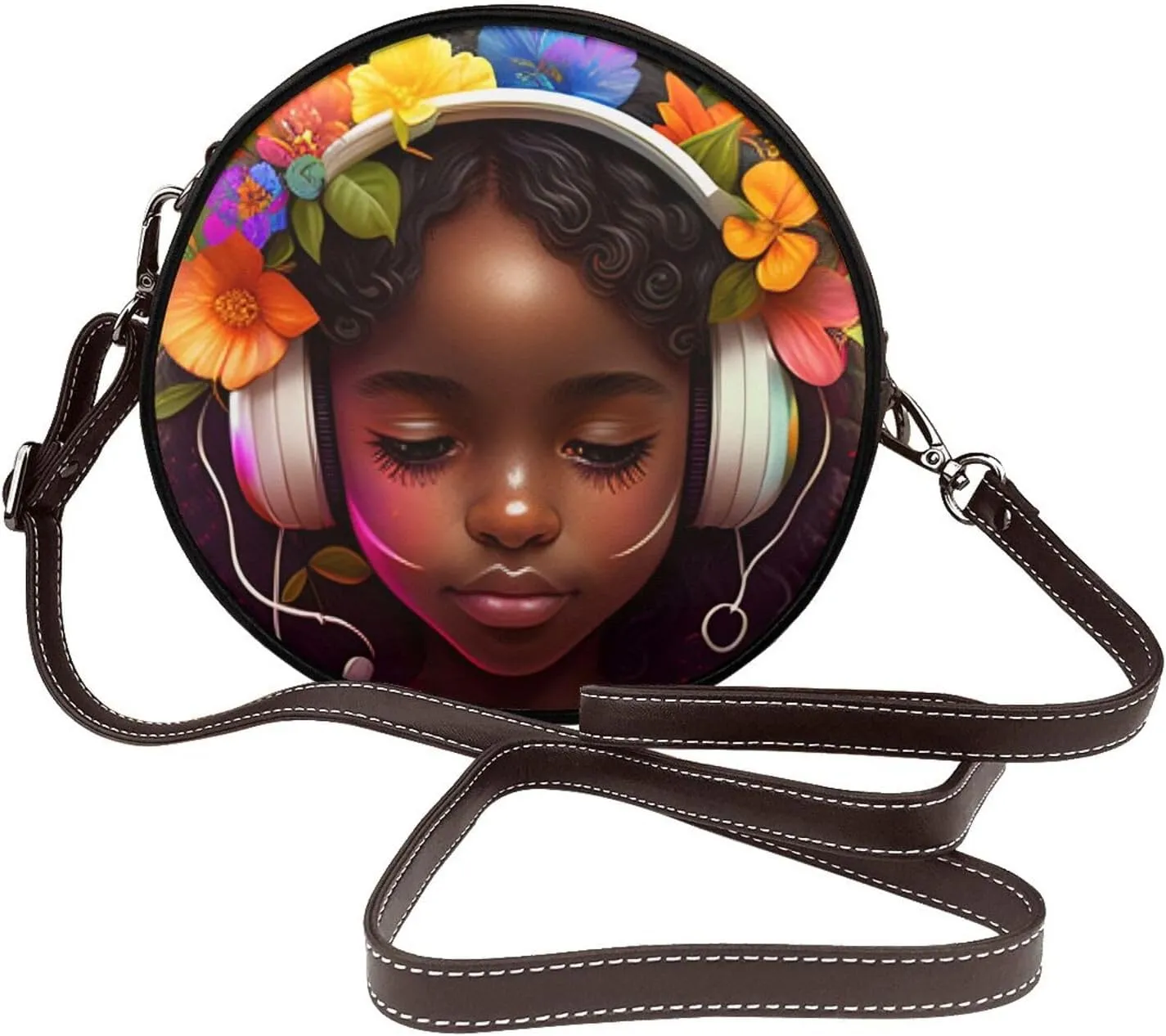 Round Crossbody Bags for Women, Small Purse and Crossbody Handbags Purse Satchel