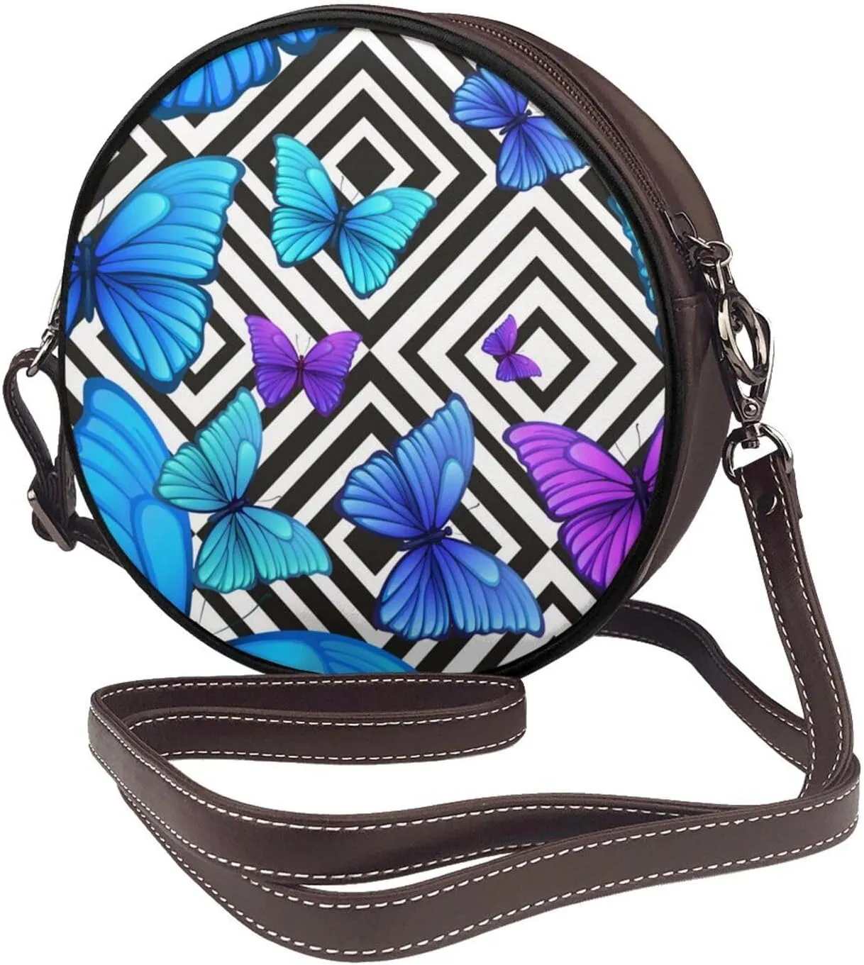 Round Crossbody Bags for Women, Small Purse and Crossbody Handbags Purse Satchel