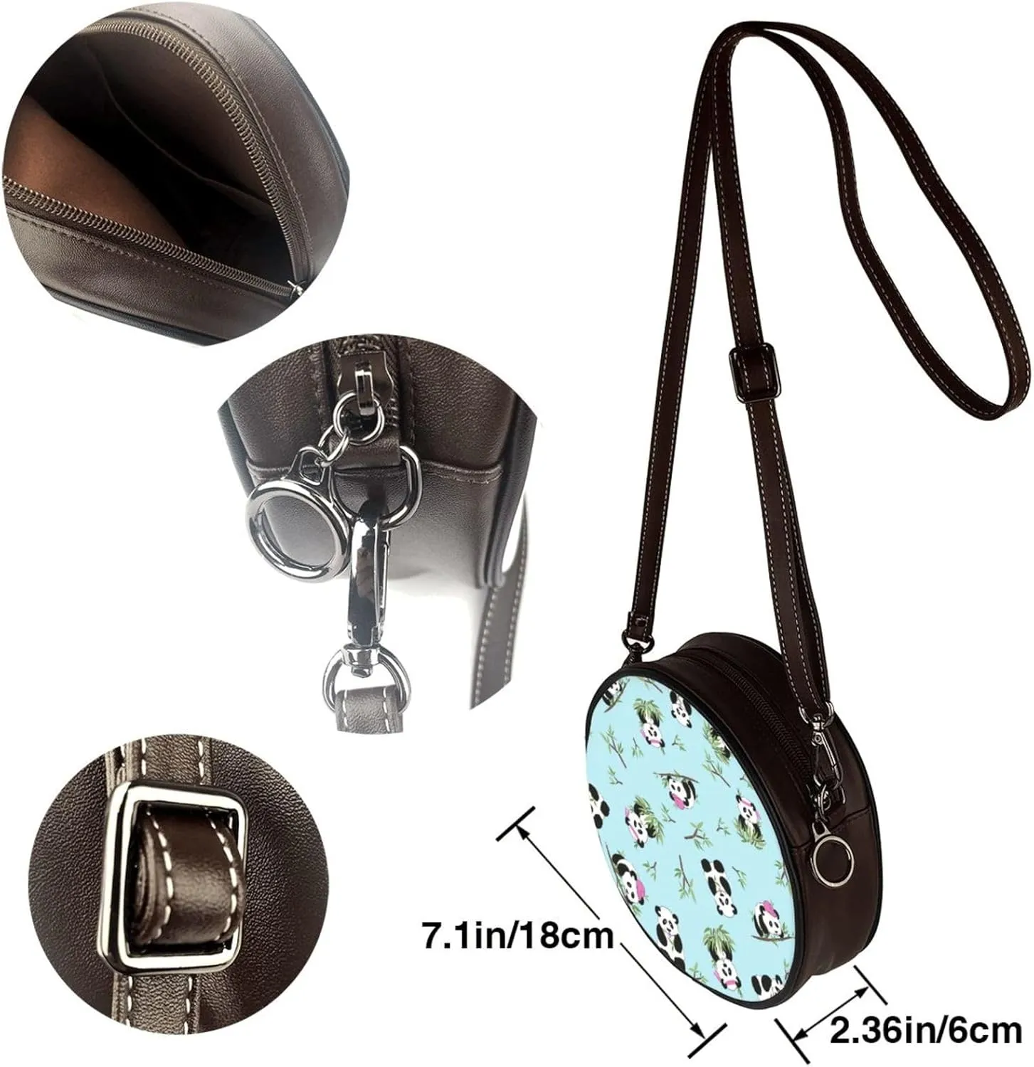 Round Crossbody Bags for Women, Small Purse and Crossbody Handbags Purse Satchel