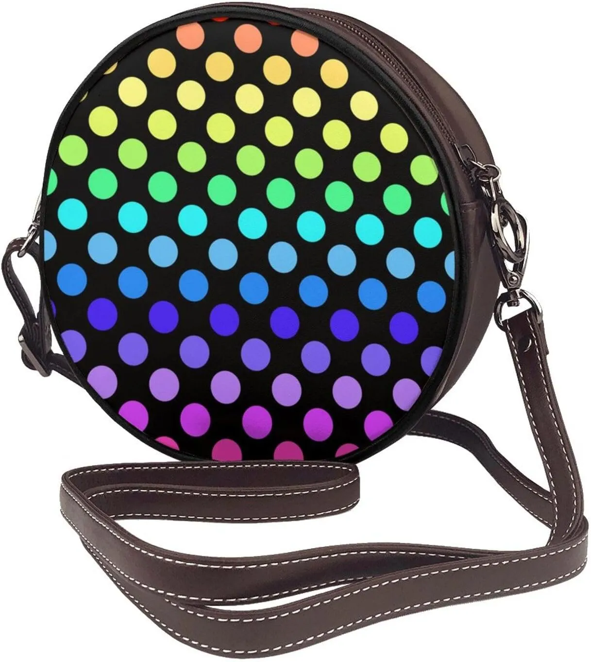 Round Crossbody Bags for Women, Small Purse and Crossbody Handbags Purse Satchel