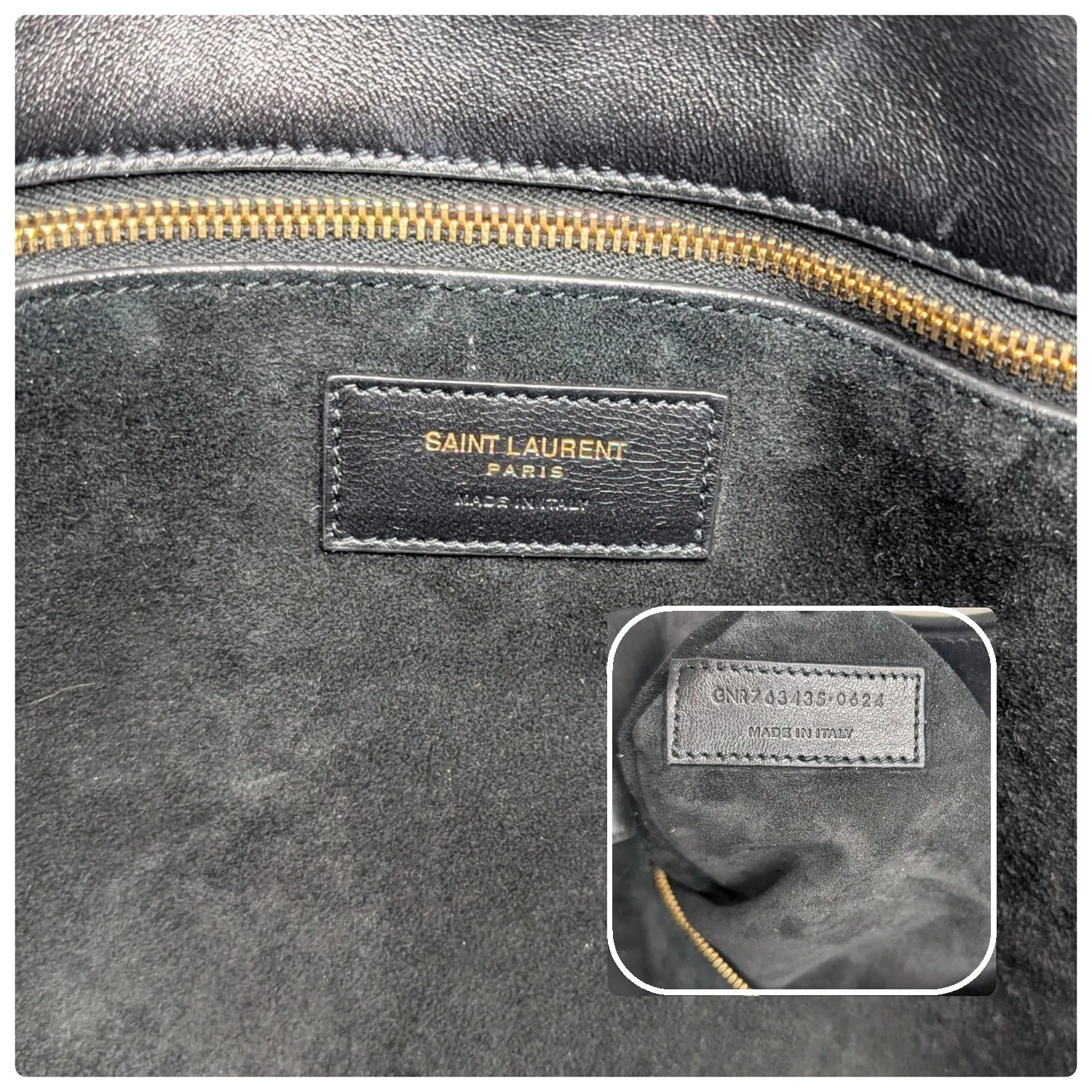 Saint Laurent Bea YSL Leopard-Print Pony Hair Tote