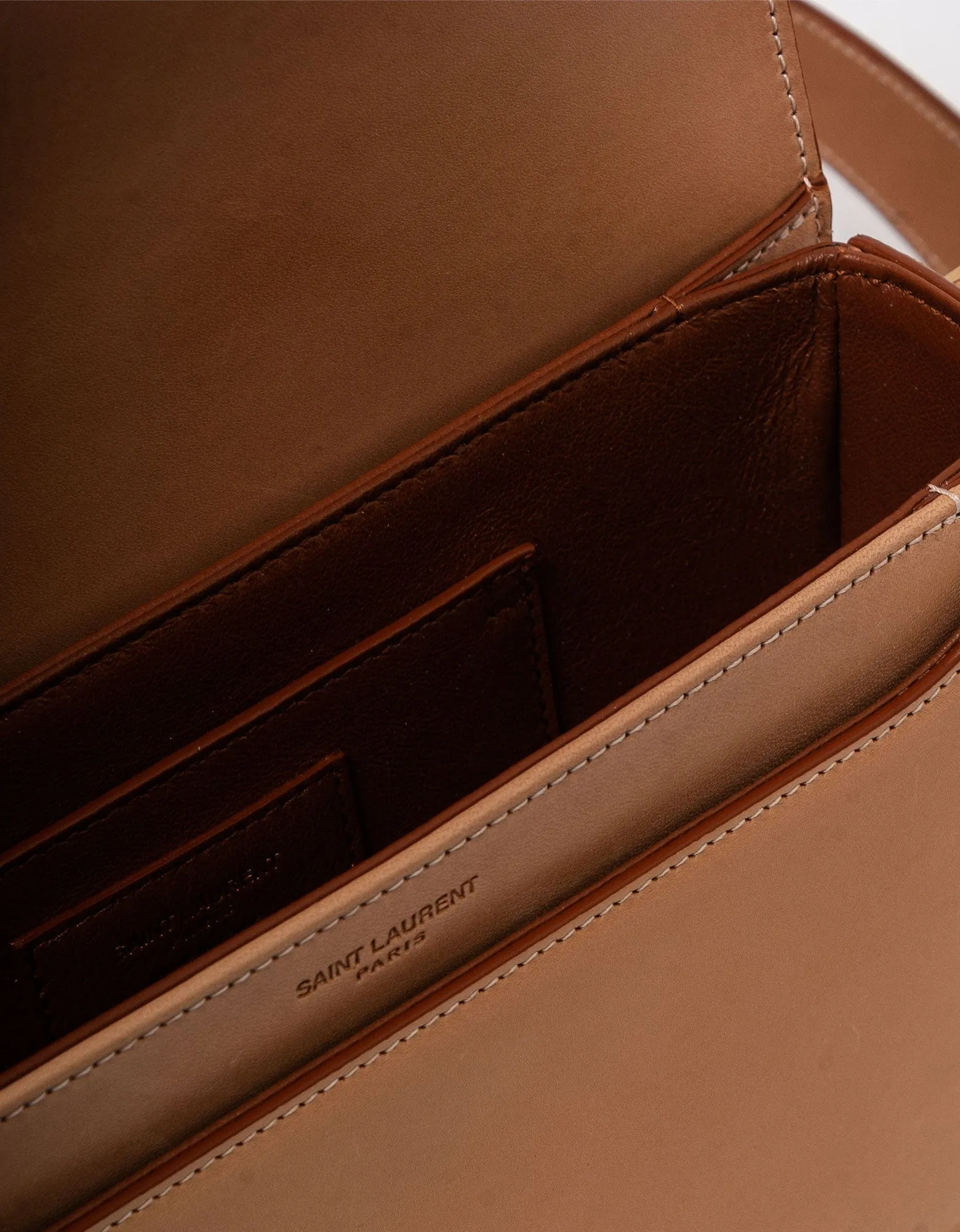 Saint Laurent Brown Solferino Medium Messenger Bag