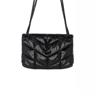 Saint Laurent Monogram Matelassé Small Loulou Puffer Bag