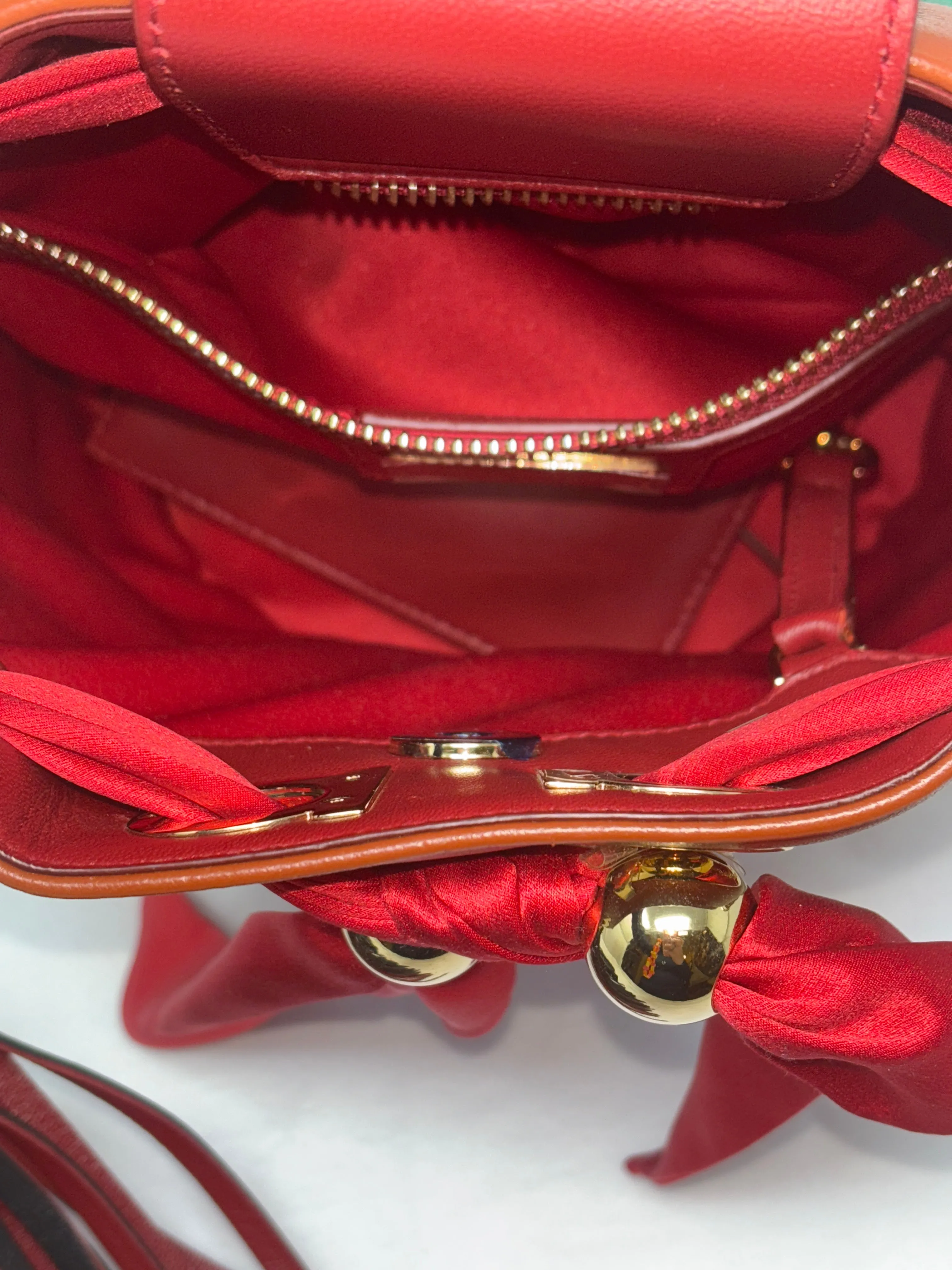 Salvatore Ferragamo muti color bucket bag