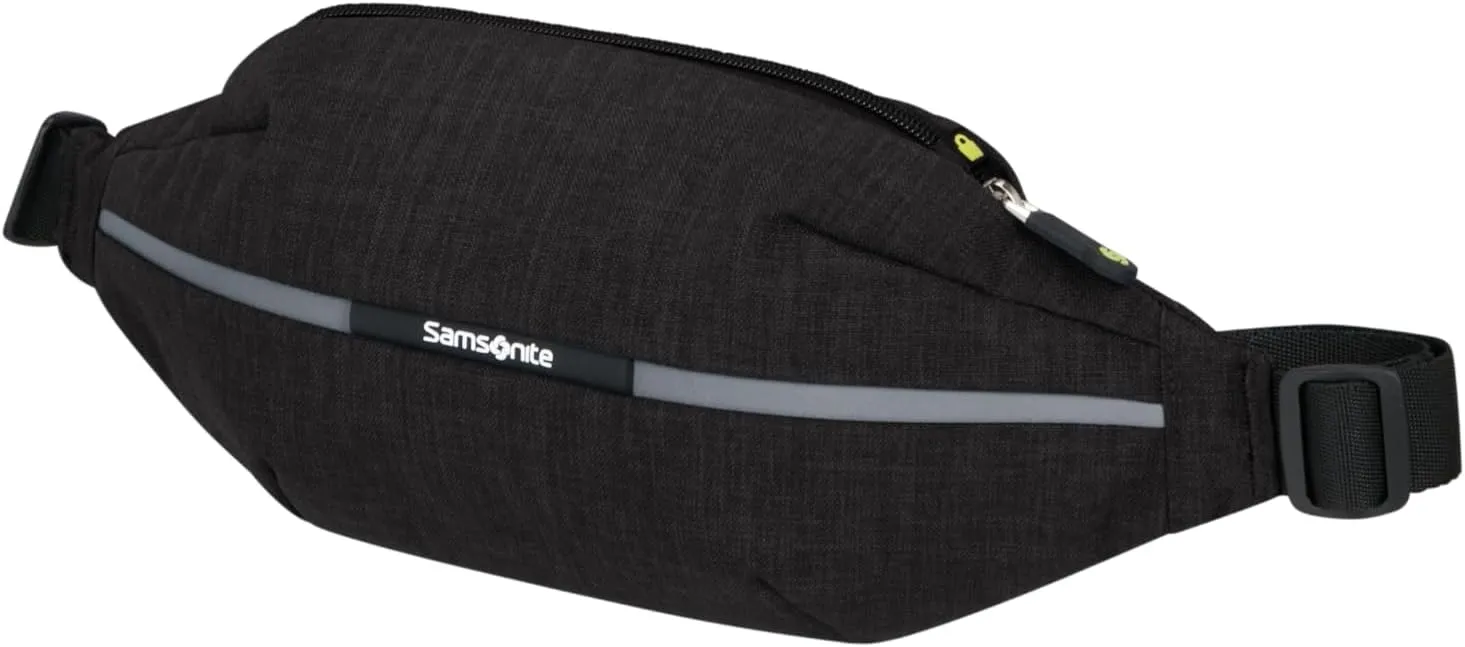 Samsonite Securipak Belt Bag, 33 cm, 1.5 L, Black Steel, Black Steel, Grteltasche 33 cm, Fashion Waist Bags