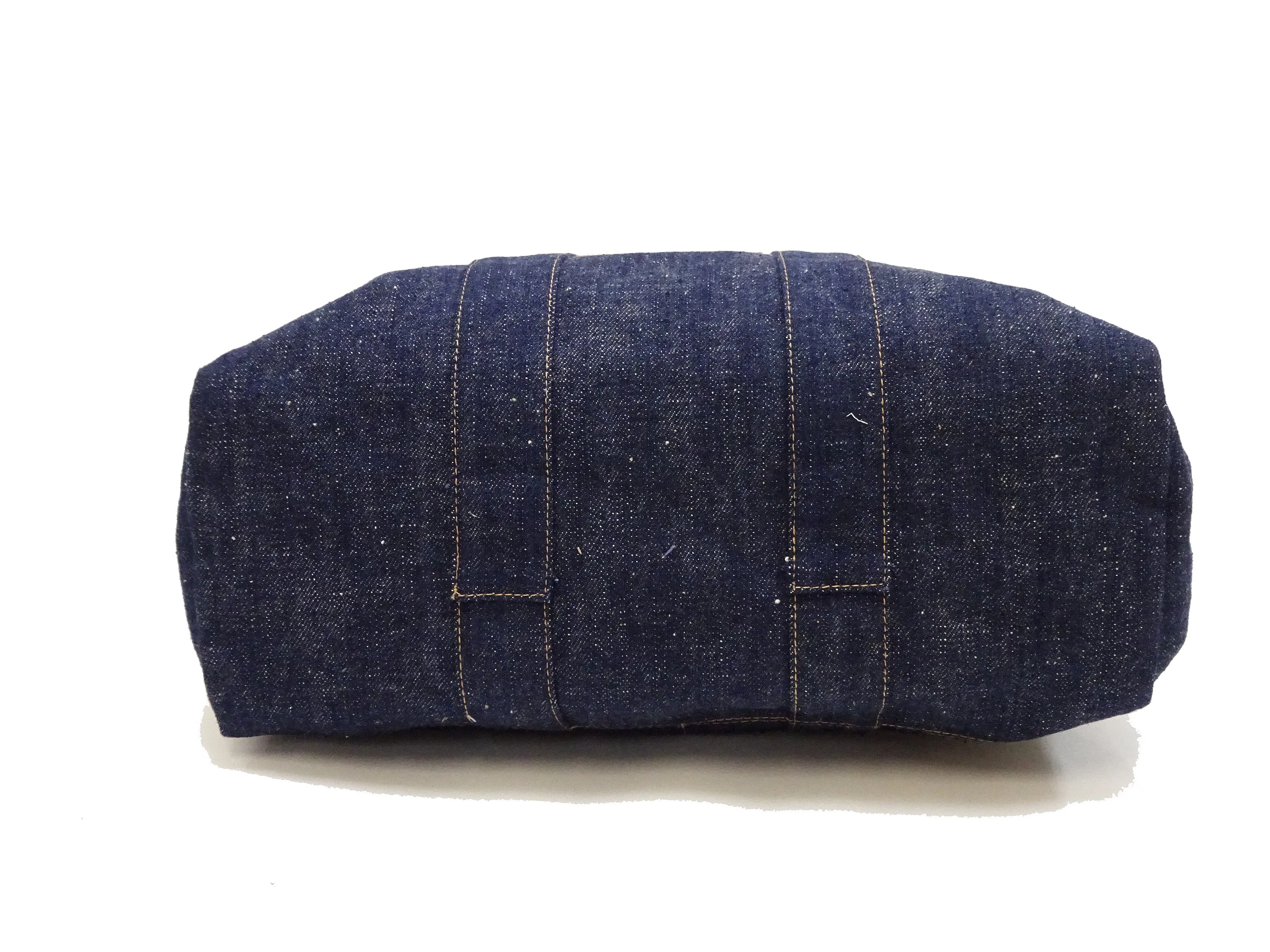 Samurai Jeans Bag Men's Casual Indigo Denim Boston Bag with Detachable Shoulder Strap SJDBB24-AI
