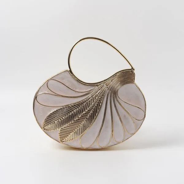 Saniya Embellished Mother of Pearl Clutch