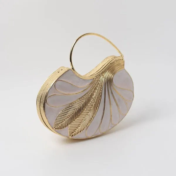 Saniya Embellished Mother of Pearl Clutch